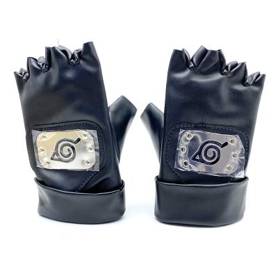 China Fashionable Drop Shipping Cosplay Costume Accessories Japanese Anime Kakashi Leather Mitt for sale