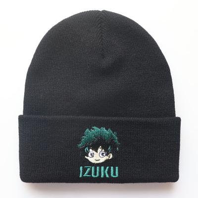 China breathable & New Waterproof Japanese Anime My Hero Academia Beanie Hip Hop Dad Mesh Hat Trucker Embroidery Funny Hats for sale