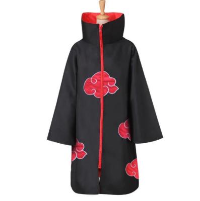 China Xiao Cloak Cloud Long Dress Cosplay Costume Anime Cloak Red Deidara Coat Japanese Anime Cotton Clothes for sale