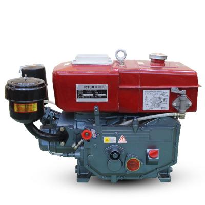 China Wholesale cheapest diesel engine manufacturers r180 8hp water pump water cooled diesel engine for sale