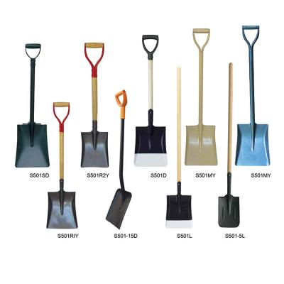 China Agriculture Hot Selling Shovel Farm Tools Cultivating Shovel Digging Steel Shovel With Wooden Handle for sale