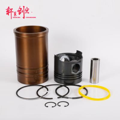 China Building machinery engine factory manufacture cylinder liner kit, piston kit for diesel engine parts with best quality for sale