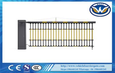 China Airbrone Barrier Gate With Dark Grey Color And Solid Material Use For Snowy Area Railway Station Bus Station for sale