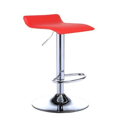 China Custom Modern Bar Stool Modern Leather Chair Adjustable Metal PU Bar Stool for sale