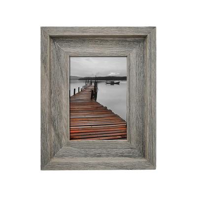 China Rustic Picture Frame Farmhouse Wood Picture Frame Wall and Table Photo Display Frame for sale