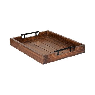 China Quality Price Guaranteed Appropriate Breakfast Wooden Bed Serving Tray With Handles YFWT05 for sale