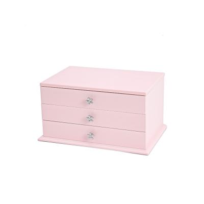 China 2022 Best Selling European Princess Wooden Jewelry Finishing Box For Bedroom for sale