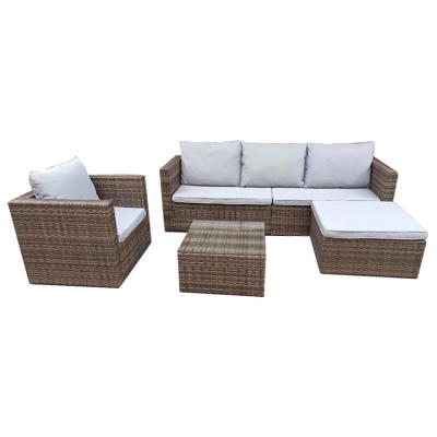 China Other Wholesale High Quality Modern Rattan Sofa Set Garden Outdoor Rattan Sofas for sale