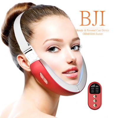 China Hot Products EMS Skin Revitalizer Skin Vibration RF Machine Face Massager V Shape Face Lifting Skin Beauty Tools Device for sale