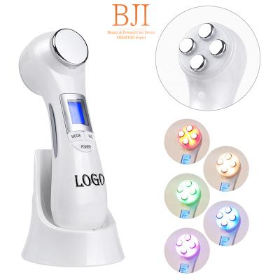 China Portable 5in1 Face Lift Radio Frequency Beauty Skin Tightening Machine RF Equipment for sale