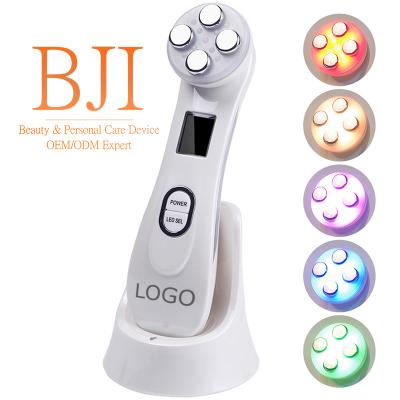 China Face Lift Radio Frequency LED Photon Skin Care Device Facial Face Lifting Tighten Wrinkle Removal Eye Care RF Skin Tightening Machine for sale