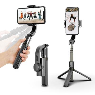 China High Quality 360 Degree Rotating Mobile Phone Gimbal Stabilizer Selfie Stick Tripod for sale