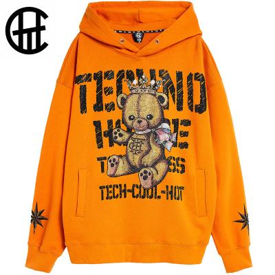 China Anti-Wrinkle TCH China Manufacture Premium Hooded Sweatshirt Cotton Oversize Custom Men's Hoodies Drill Warm Sweater for sale