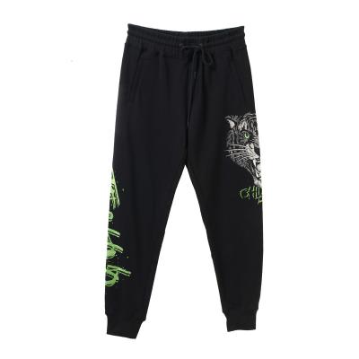 China Anti-wrinkle TCH the big C fine luxury brand fashion quality green hot drill pants for men and women for sale