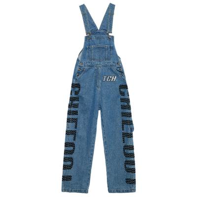 China Soft Women's Casual Stretch Denim Overalls Adjustable Jeans Pants Overalls for sale