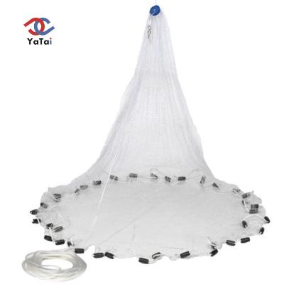 China Monofilament 5FT Diameter 1 Inch White Cast Net USA Style for sale