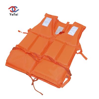 China Hot Sale Adult Life Jacket Durable Foam Orange Color EPE Foam Floation With 4 Reflector And Whistle Active Life Jacket Lines for sale