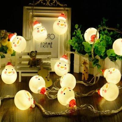 China Outdoor Christmas String Lights LED Snowman Santa Fairy Lamp Christmas Tree Party Yard Decoration for Patio for sale