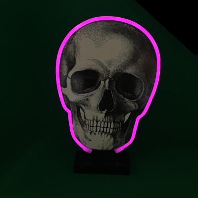 China Skull Wall Light Led Neon Lamp Skull Neon Sigh For Indoor Decoration Holiday Light for sale