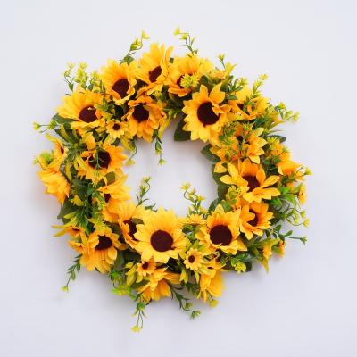 China Decoration Spring Summer Sunflower Garland For Home Party And Wedding , Wedding Supplies for sale