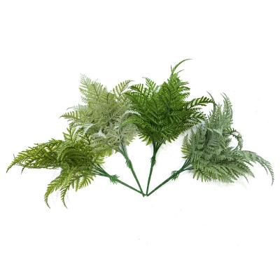 China Home Decors Table Decoration Wall Plants Eucalyptus Grass Ferns Leaves Flower Green Vertical Artificial Plastic Plant Wedding for sale