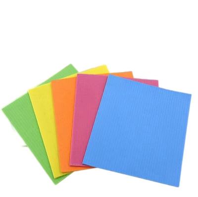 China Viable Chinese Biodegradable Eco Friendly Tableware Sponge Cloth Cellulose Fiber Eco-friendly Sponge Cloth for sale