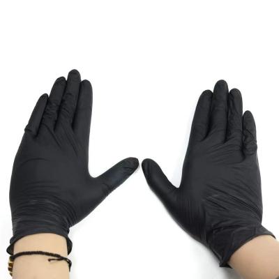 China High Quality Personal Use Lab Black Vinyl Cleaning Glove for sale