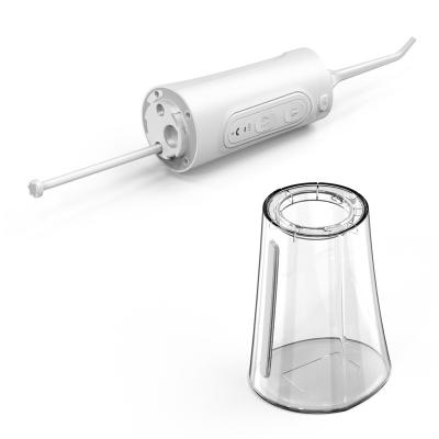 China Portable Dental Flosser Oral Water Jet Irrigator Home Household Flosser Waterproof Pulse Water Tooth Cleaner for sale