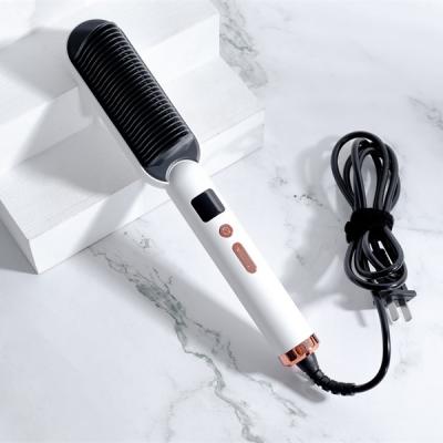 China Home Multifunctional Electric Hot Heating Comb Straight Hair Comb Hair Styling Tools Straightener Hair for sale