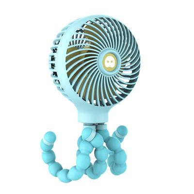 China LCD Display Handheld Fan Portable USB Rechargeable Handheld Fans With 3 Speed ​​Battery Powered Mini Electric Fan for sale