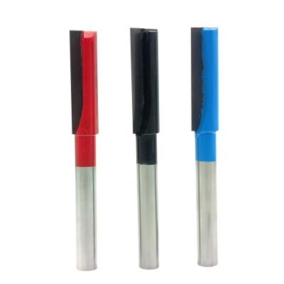 China Cutting long blade twin flutes straight woodworking cutter bit with sharp and durable tungsten carbide blade/TCT woodworking router bit for sale