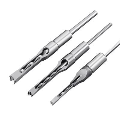 China Woodworking 6.0mm~30mm HSS Twist Drill Bits Woodworking Drill Tools Kit Set Square Auger Mortising Chisel Drill Set Extended Square Hole Saw for sale