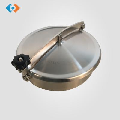 China Pressureless Tank Manhole Cover Stainless Steel Tank Sanitary Manhole Cover for sale