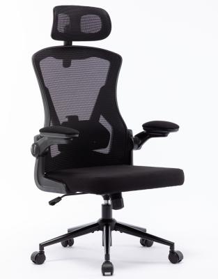 China Executive Swivel Chair Mesh Back Chair (Height) Ergonomic Adjustable High Office Chair for sale