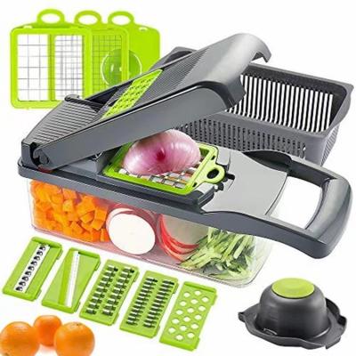 China Kitchen Supplies Multifunctional Kitchen Utensil Cutter Vegetable Shredder The Container, Chopper Tool Meat Grinder, Egg Onion Separator for sale