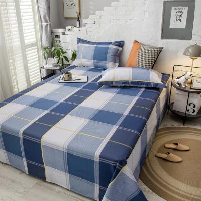 China Nondisposable Bed Sheet Set Sheet Set Queen King Size Soft Breathable 4 Piece Organic Cotton Bedding Sheet for sale