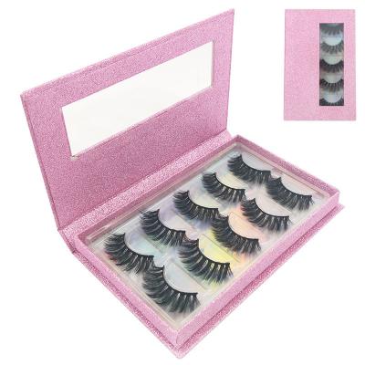 China Latest handmade modern custom eyelash wick box custom paper boxes with bling for sale