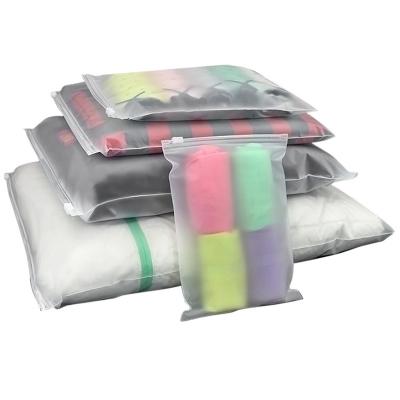 China PVC Frosted Recyclable PP Zipper Bag Ziplock Bags Shipping Bags For Clothing for sale