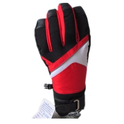 China Workmanship Ski Glove JiaXiang Ski Glove Women Conductive Five Finger Glove Patchwork Contrast Color Ski Glove for sale