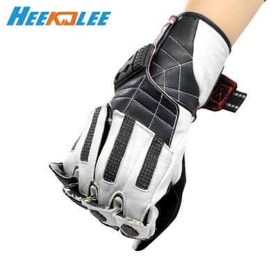 China Waterpoof/split finger/rollover to keep warm 2020 the new winter warm motorcycle leather gloves, windproof, waterproof for sale