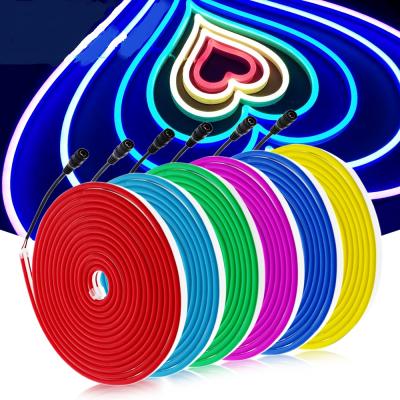 China LANDSCAPE High Quality SMD 2835 Silicon LED Strip Coin Hand Light Smart Cuttable Neon Field 12v Wathar Prop Outdoor Camping Advertising for sale