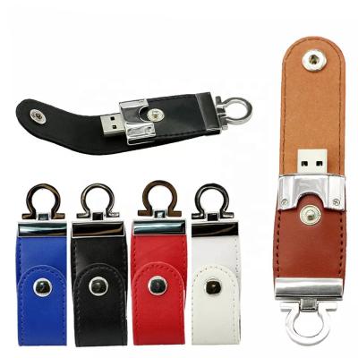 China Promotion\Business\School\Key Chain Leather USB Flash Memory 3.0 Stick Office Customized Logo 1GB 2GB 4GB 8GB 16GB 32GB 64GB USB 2.0 Flash Drive For Wedding Gift for sale