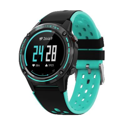 China Waterproof GPS Navigation M6 IP67 Black Blue Men Connect Android Sport User Manual Woman Smartwatch for sale