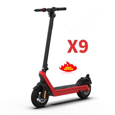 China Hot 2022 Unisex X9 Scooters Drop X9 Max Escooter 500W 1000W Battery Detachable E-Scooter EU Shipping Electric Scooter for sale