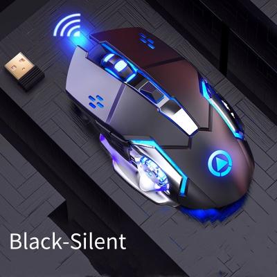 China Gaming Pro Computer Mouse Notebook Optical Wireless Mice 1600DPI Silent Adjustable Silent Mice LED Mouse For Gamer Home Office for sale