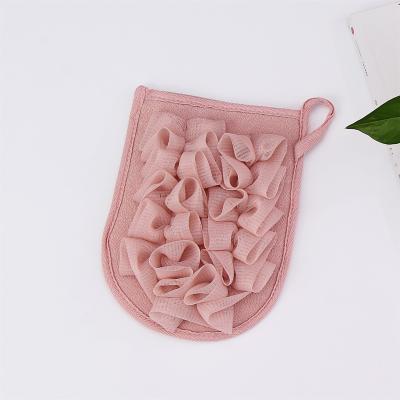 China EXFOLIATE Bath Washcloth High Quality Exfoliating Glove Exfoliating Gloves Bath Hand Glove For Bathing for sale