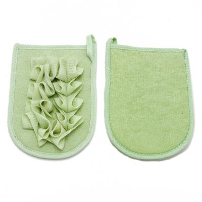 China EXFOLIATE Bathing Gloves High Quality Soft Bath Gloves Exfoliating Bath Glove for sale