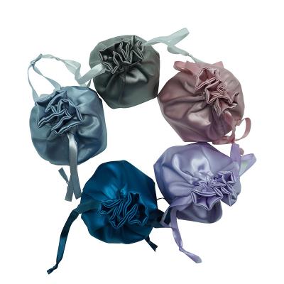 China High Quality Eco-Friendly Eco-Friendly Package Drawstring Bag Cosmetics Jewelry Jewelry Bag Satin Eco-friendly Drawstring Bag for sale