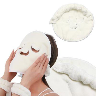 China Kids Safe Reusable Anti Aging Facial Towel Steam Face Towel Moisturizing Rejuvenation Beauty Skin Care Spa Facial Towel for sale