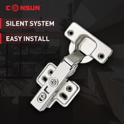 China Industrial Furniture cabnit Hinges Clip On A Soft Narrow Cabinet Door Hinge Concealed Hinges for sale